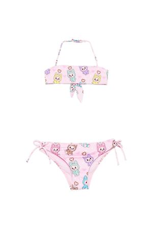 mary cartoon-print tie bikini SAINT BARTH KIDS | MARY00100756L
